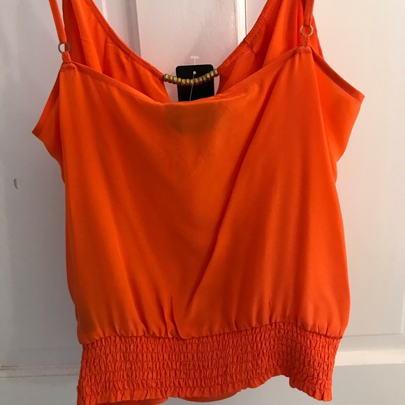 Bebe Ruffle Silk Top - Picture 5 of 5